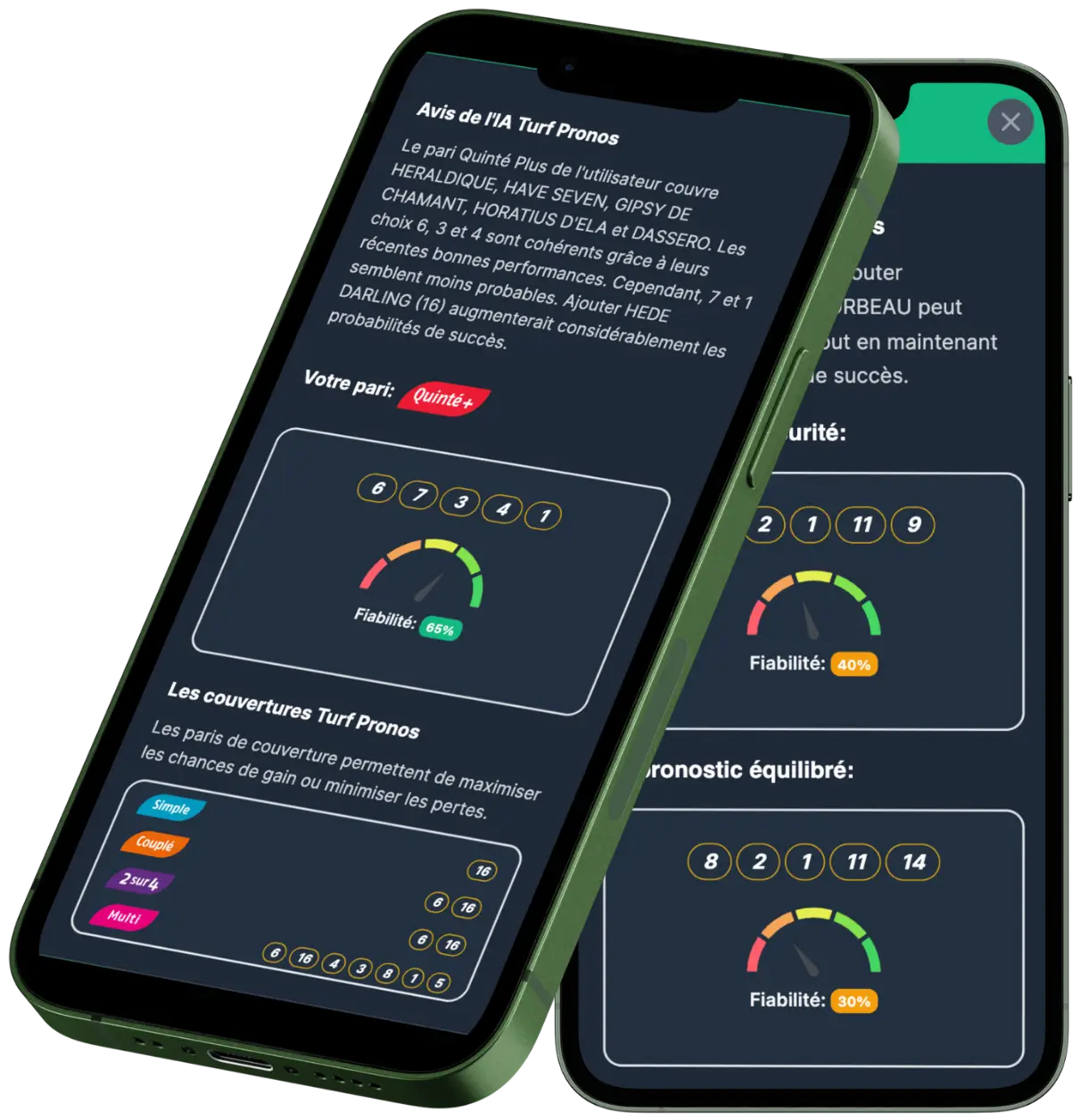 Turf Pronos screenshot content